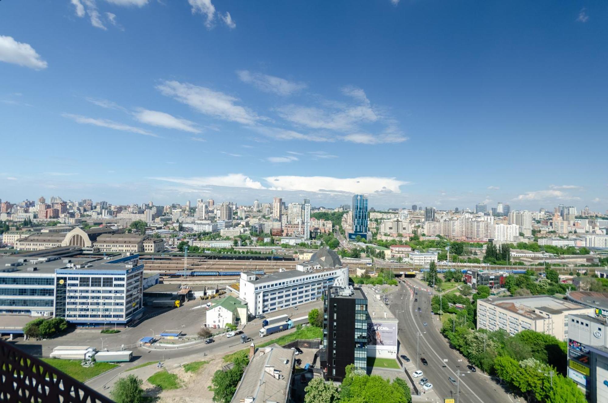 Petrovdom 234-241-86-96 In City View Apartments At Rc Kvartet,Near Central Railway Station Kiev Eksteriør billede